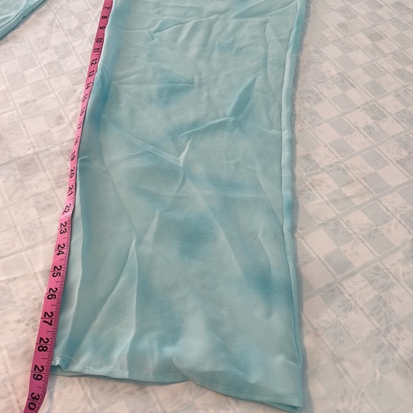 3/$18. 🌼Valerie Stevens semi sheer blue lounge pants size M - Picture 9 of 10